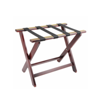 Wooden luggage rack