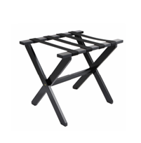 Black Wood Luggage Rack